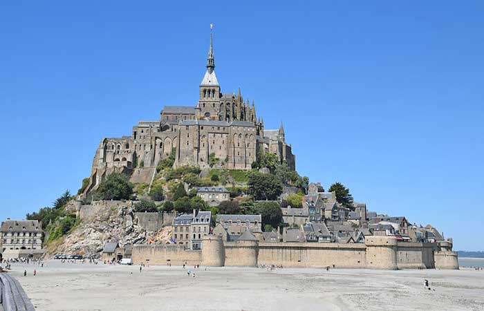 Wattenmeer bei der Baie du Mont-Saint-Michel