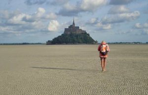 Wattwandern in der Bucht Mont-Saint-Michel